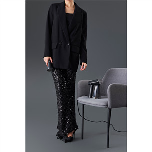 SteamOne, juodas - Garinis lygintuvas + pūkų rinkiklis