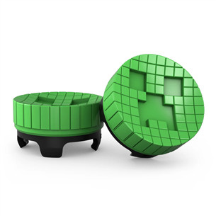 KontrolFreek Minecraft Thumbsticks Creeper Edition, PlayStation, green - Thumbstick covers 2200-PS5