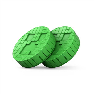 KontrolFreek Minecraft Creeper Edition No-Slip Thumb Grips, Nintendo Switch 2, žali - Svirtelių dangteliai