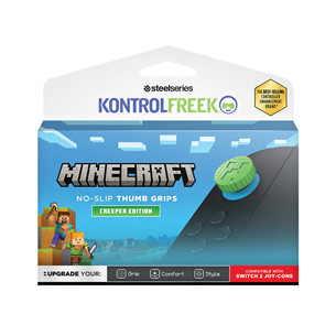 KontrolFreek Minecraft Creeper Edition No-Slip Thumb Grips, Nintendo Switch 2, žali - Svirtelių dangteliai