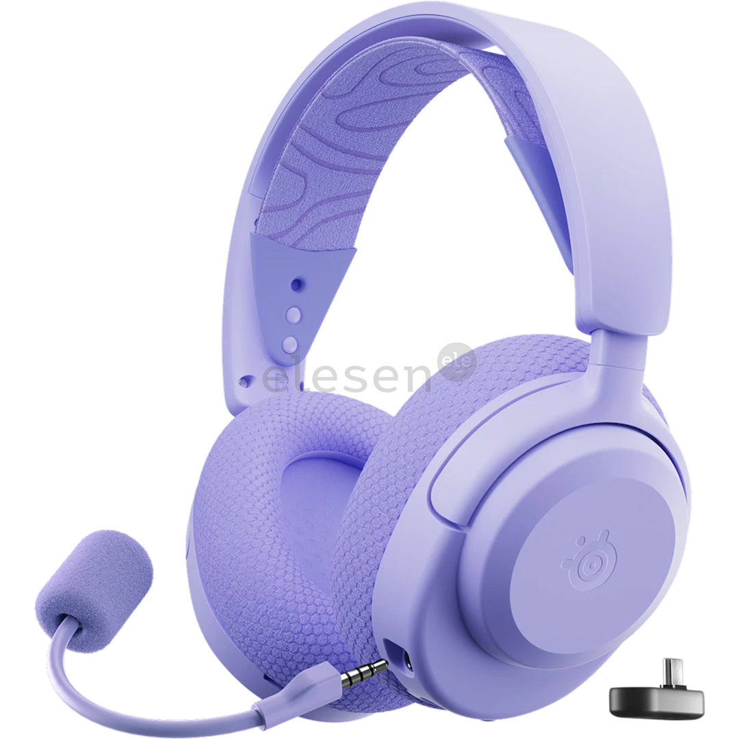 Steelseries Arctis Nova 3P Wireless, violetinės - Belaidės ausinės