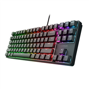 Trust GXT 864 Cada TKL, US, черный - Клавиатура