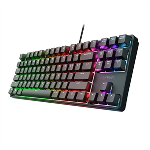 Trust GXT 864 Cada TKL, US, черный - Клавиатура