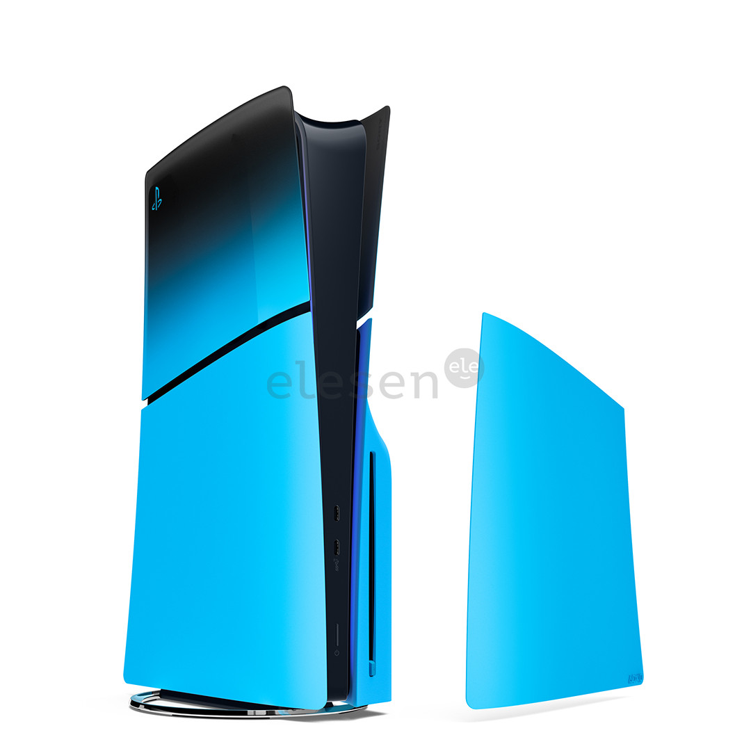 Sony PS5 Slim Cover Hyperpop, rhythm blue - Cover