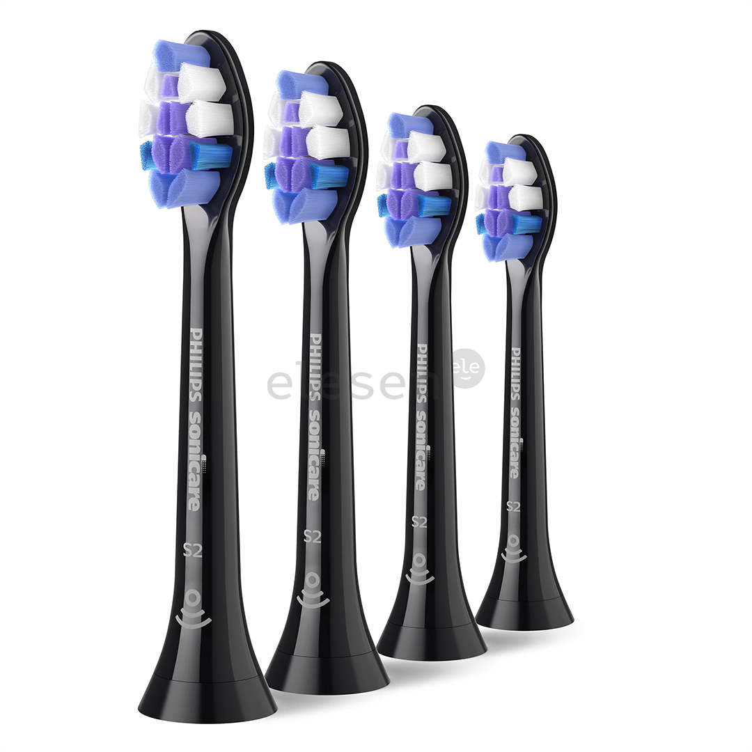 Philips Sonicare Sensitive, 4 шт., черный - Насадки для зубной щетки