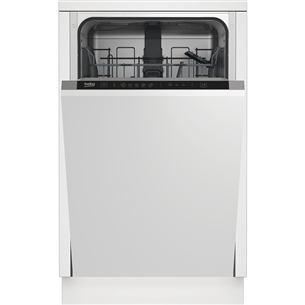 Beko, 10 place settings, width 44.8 cm - Built-in Dishwasher DIS35026