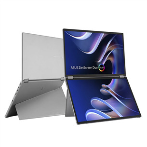Asus Zenscreen Duo OLED, 14'', OLED, aliuminio spalvos - Monitorius