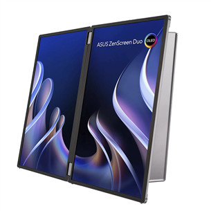 Asus Zenscreen Duo OLED, 14'', OLED, aliuminio spalvos - Monitorius