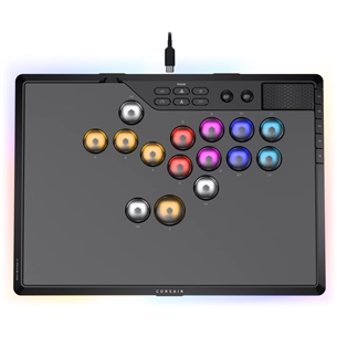 Corsair Novablade Pro, PlayStation, juodas - Žaidimų pultelis 840440401735
