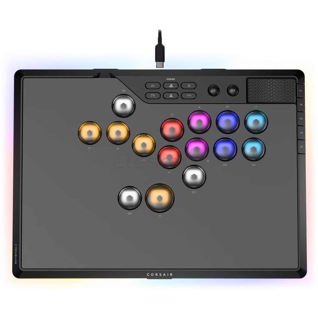 Corsair Novablade Pro, PlayStation, juodas - Žaidimų pultelis