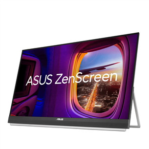 Asus Zenscreen MB27ACF, 27'', QHD, 100 Hz, pilkas - Monitorius