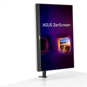 Asus Zenscreen MB27ACF, 27'', QHD, 100 Hz, pilkas - Monitorius