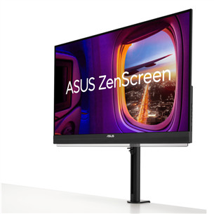 Asus Zenscreen MB27ACF, 27'', QHD, 100 Hz, pilkas - Monitorius