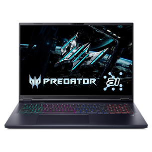 Acer Predator Helios Neo 18 AI, 18'', WQXGA, 165 Гц, Ultra 7, 16 ГБ, 512 ГБ, RTX 5060, ENG, черный - Ноутбук NH.QVFEL.001