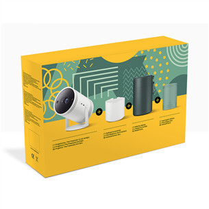 Samsung The Freestyle (Gen 2), 30-100", white/green - Smart projector bundle