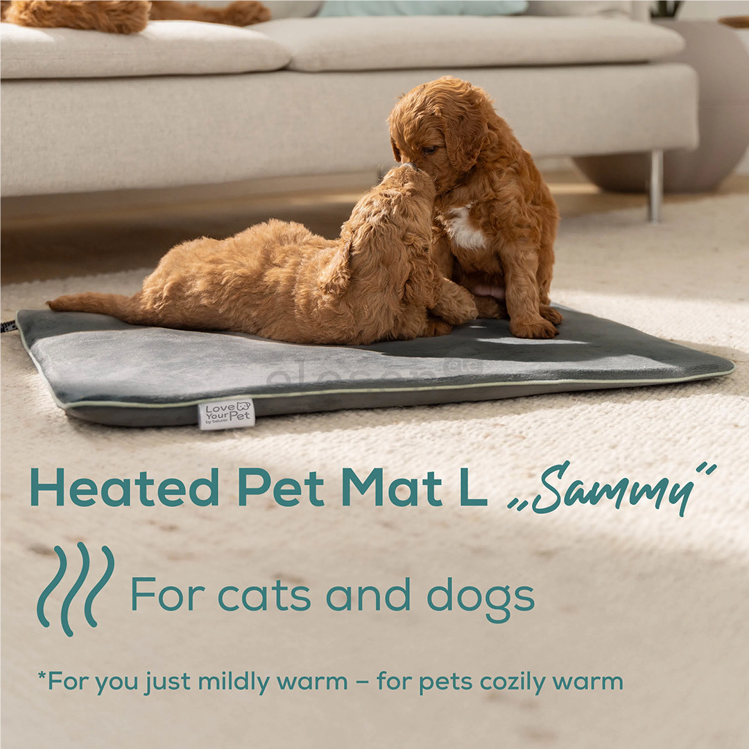 Beurer Sammy, 65 x 50 см, серый - Подогреваемый коврик для животных
