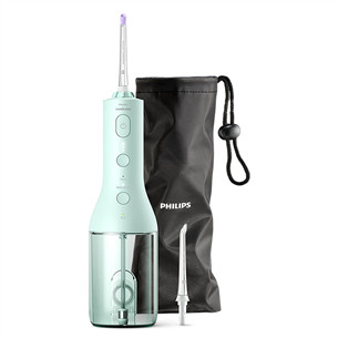 Philips Sonicare Cordless Power Flosser 3000, žalias - Irigatorius HX3826/24