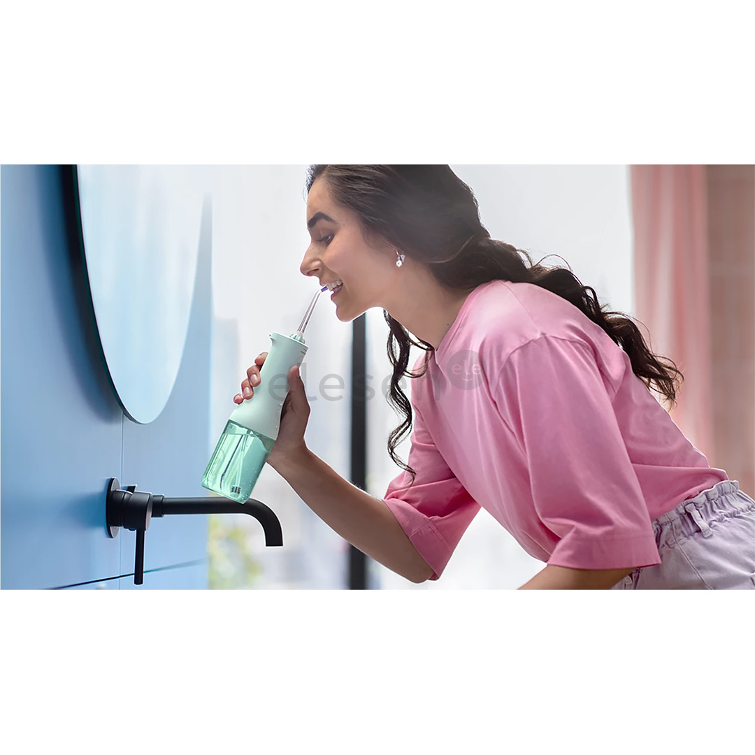 Philips Sonicare Cordless Power Flosser 3000, mint green - Interdental cleaner