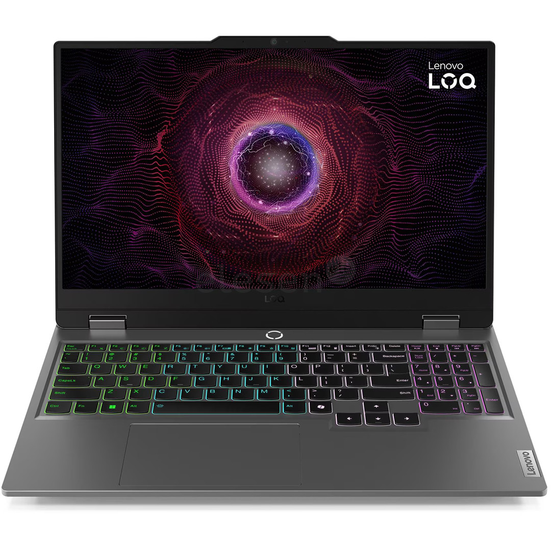 Lenovo LOQ 15ARP9, 15,6'', Full HD, 144 Hz, Ryzen 5, 16 GB, 512 GB, RTX 4050, ENG, pilkas - Nešiojamasis kompiuteris