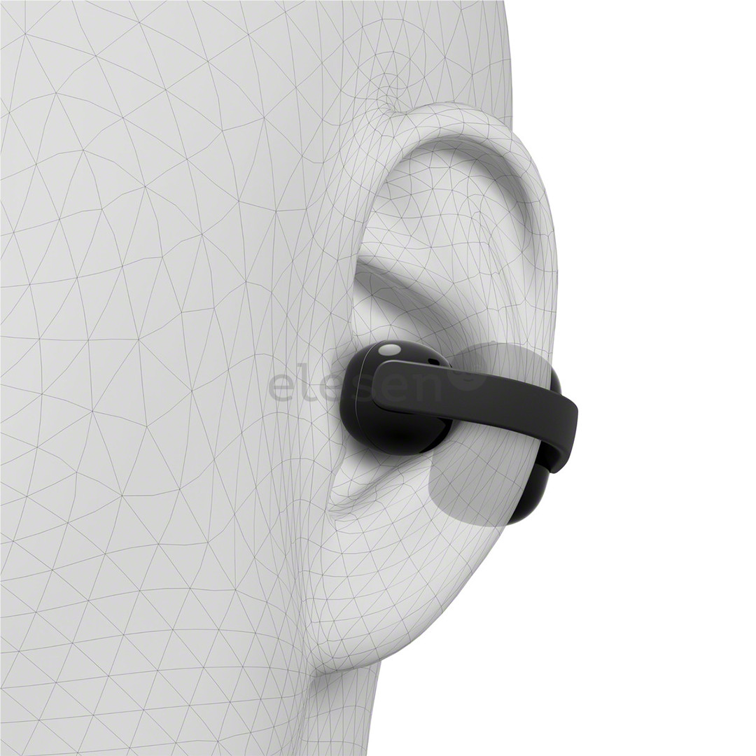 Sony Linkbuds Clip, juodos - Belaidės ausinės