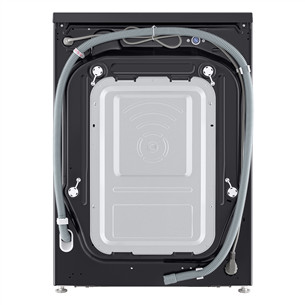 LG, 9 kg, gylis 47,5 cm, 1200 aps./min., matinė juoda - Skalbimo mašina