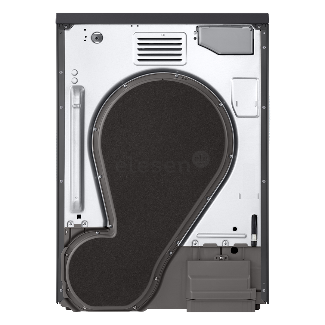 LG, šilumos siurblys, 9 kg, gylis 66 cm, matinė juoda - Džiovyklė