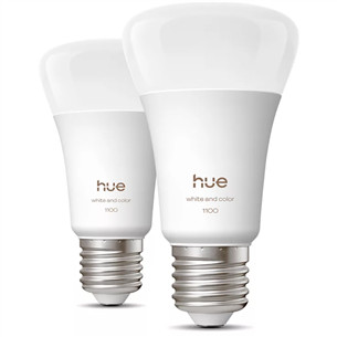Philips Hue White and Color Ambiance, E27, 2 vnt., spalvotos - Išmaniosios lemputės
