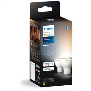 Philips Hue White Ambiance, GU10, 2 pcs, white - Smart light