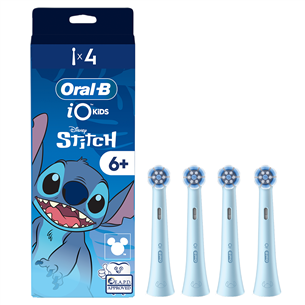 Braun Oral-B iO, Kids Disney Stitch, 4 vnt. - Dantų šepetėlių antgaliai IO.STITCH.4