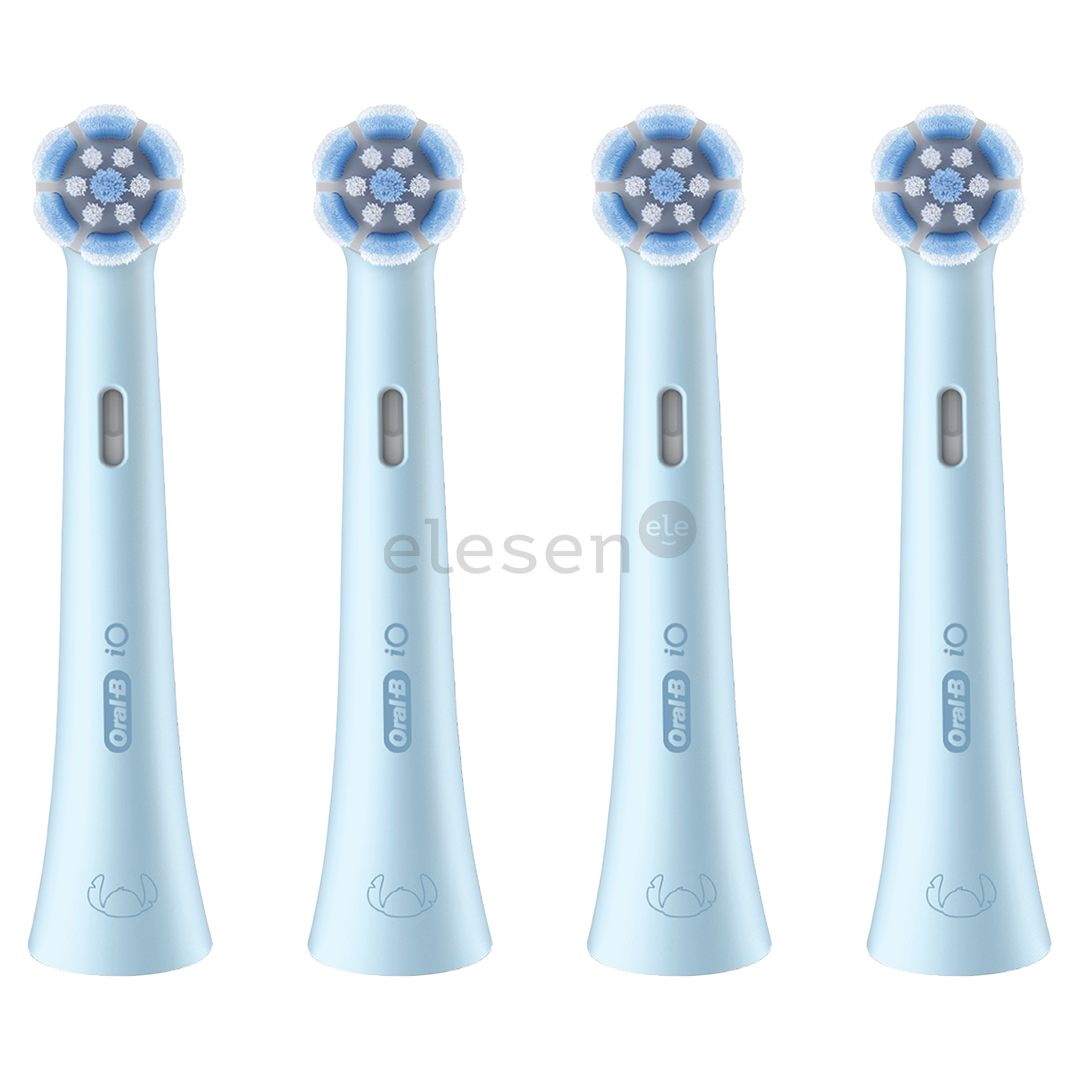 Braun Oral-B iO, Kids Disney Stitch, 4 vnt. - Dantų šepetėlių antgaliai