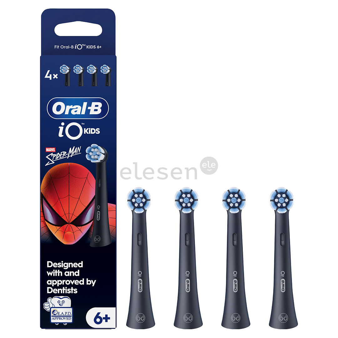 Braun Oral-B iO, Kids Disney Spiderman, 4 vnt. - Dantų šepetėlių antgaliai