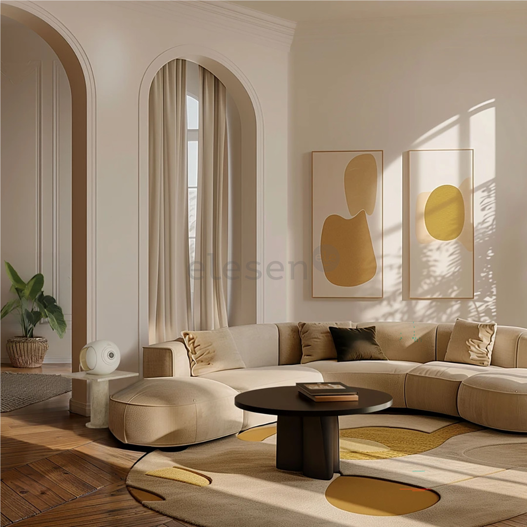 Devialet Phantom Ultimate 108 dB Opéra de Paris, золотистый/белый - Домашняя колонка