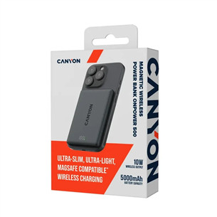 Canyon On Power 500. 5000 mAh, interstellar black - Power bank