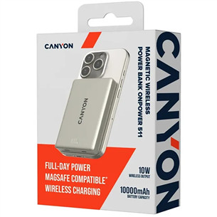 Canyon OnPower 511, 10000 mAh, star grey - Power bank