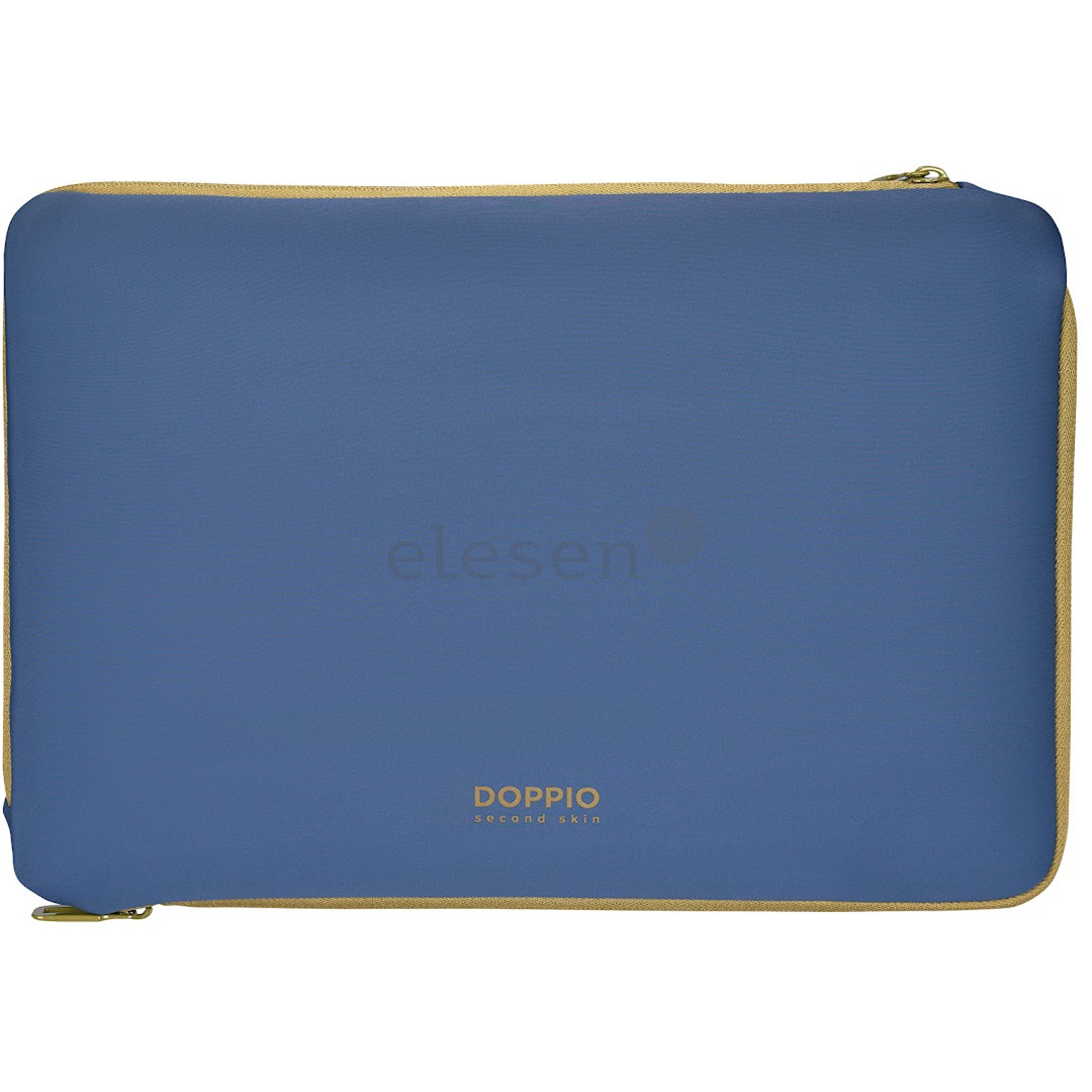 Tucano Doppio, 14", blue - Notebook sleeve