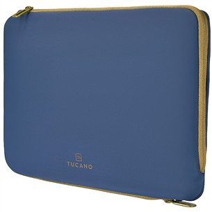 Tucano Doppio, 14", blue - Notebook sleeve