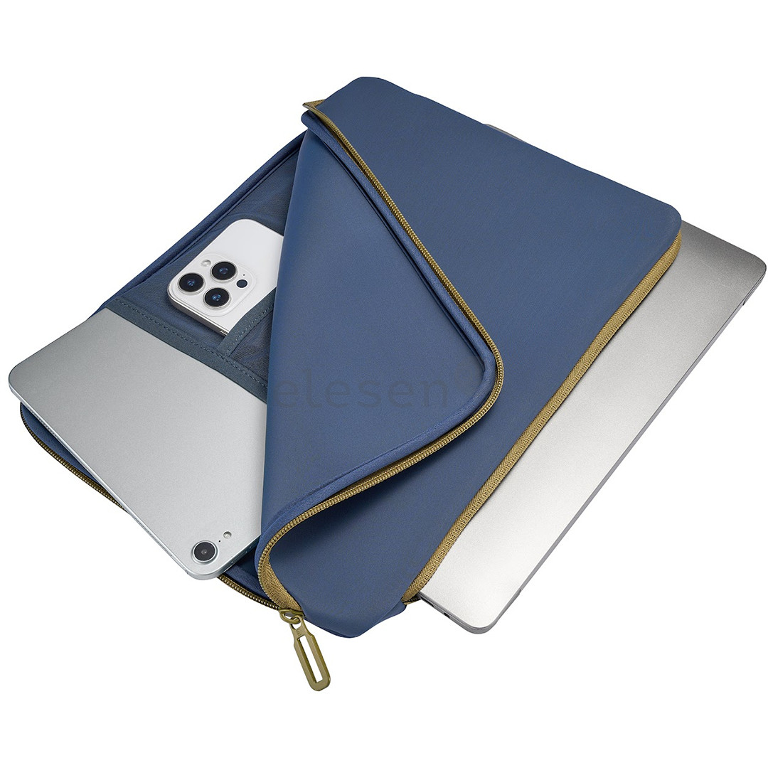 Tucano Doppio, 14", blue - Notebook sleeve