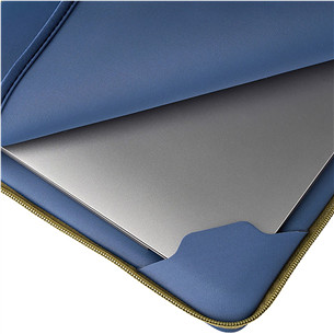 Tucano Doppio, 14", blue - Notebook sleeve