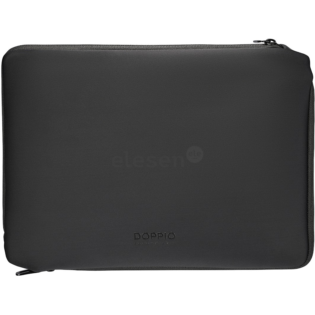 Tucano Doppio, 14", juodas - Nešiojamojo kompiuterio dėklas
