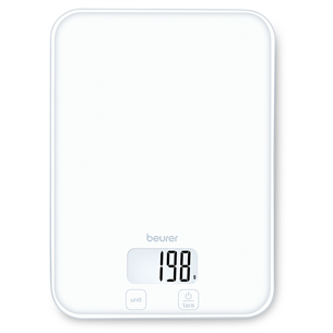 Beurer KS 19 Pure White, baltos - Virtuvinės svarstyklės KS19WHITE