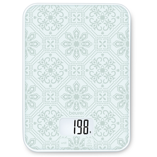 Beurer KS 19 Vintage, baltos/žalios - Virtuvinės svarstyklės KS19VINTAGE