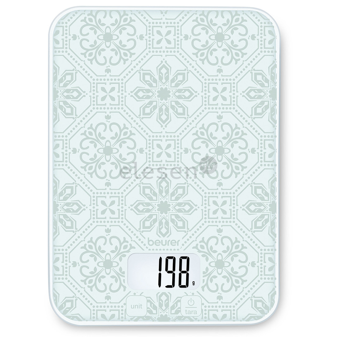 Beurer KS 19 Vintage, white/green - Kitchen scale