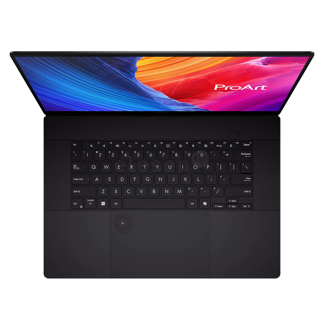Asus ProArt P16, 16'', 4K UHD, OLED, 120 Hz, Ryzen AI 9, 64 GB, 2 TB, RTX 5080, W11P, ENG, juodas - Nešiojamasis kompiuteris