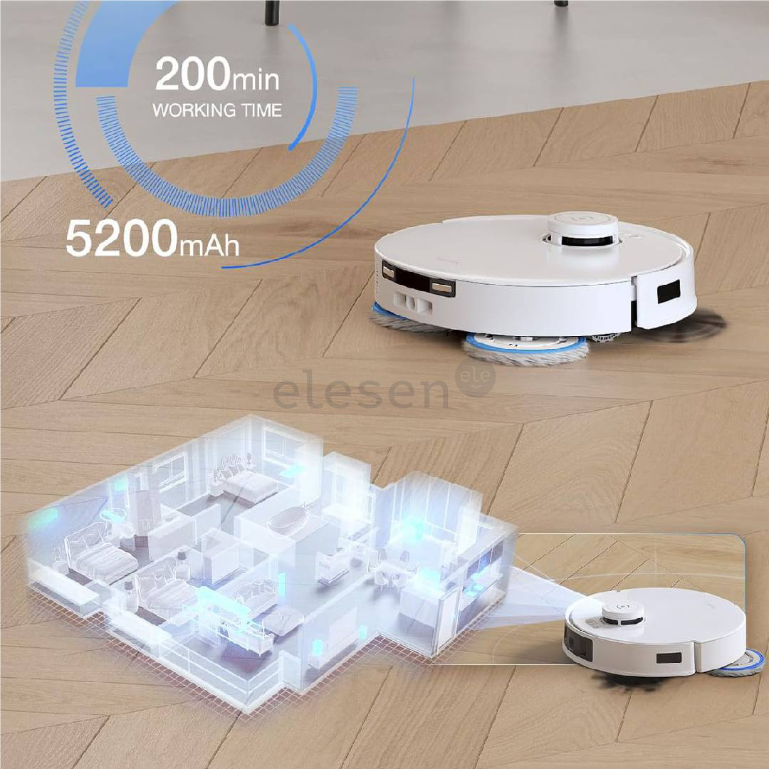 Ecovacs Deebot T30C PRO GEN 2, wet & dry, baltas - Dulkių siurblys robotas