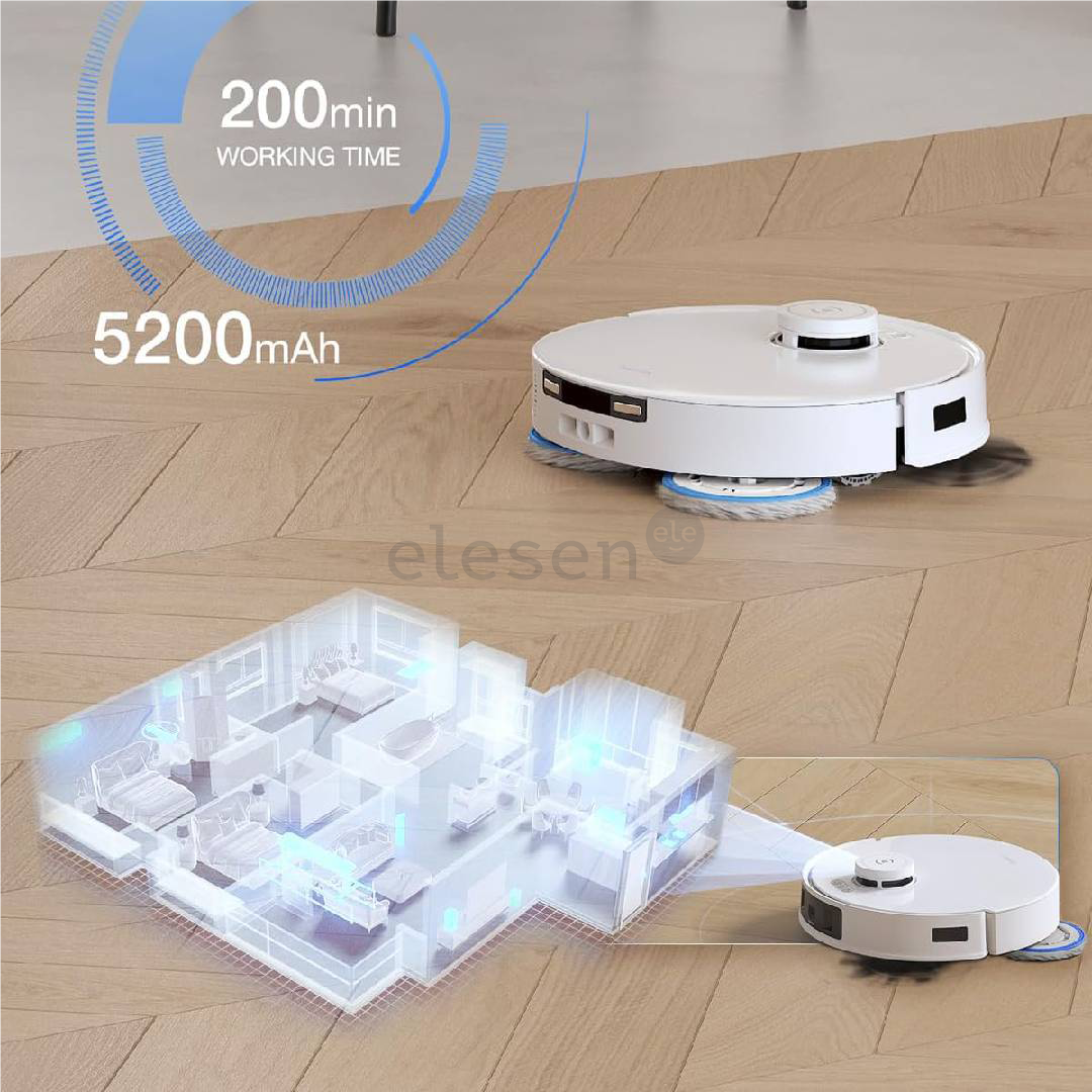 Ecovacs Deebot T30C PRO GEN 2, wet & dry, baltas - Dulkių siurblys robotas