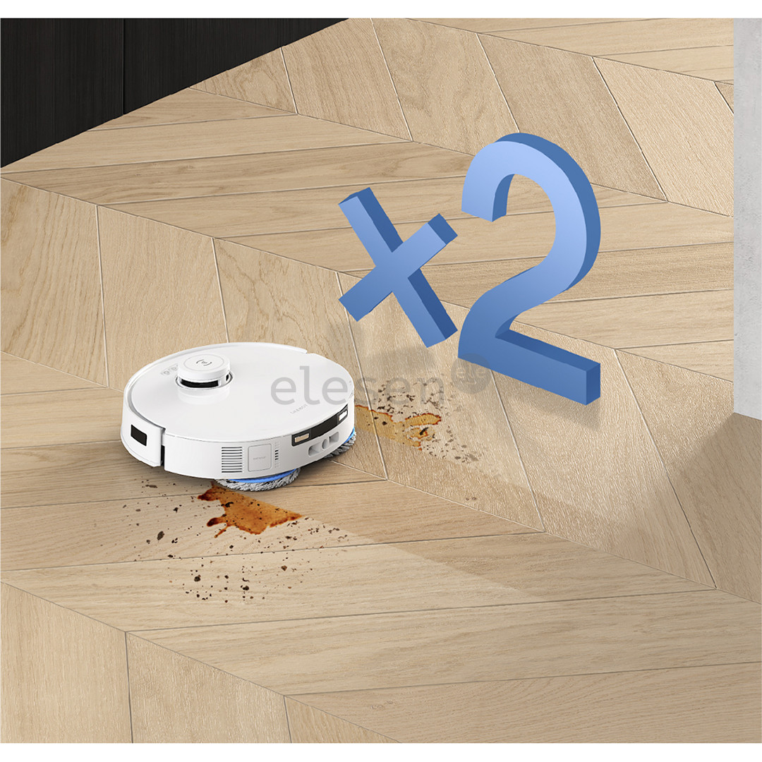 Ecovacs Deebot T30C PRO GEN 2, wet & dry, baltas - Dulkių siurblys robotas