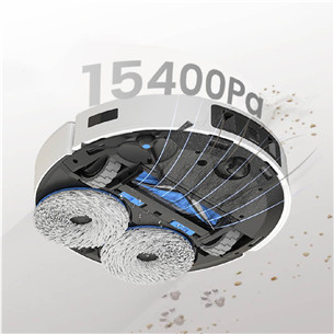 Ecovacs Deebot T30C PRO GEN 2, wet & dry, baltas - Dulkių siurblys robotas
