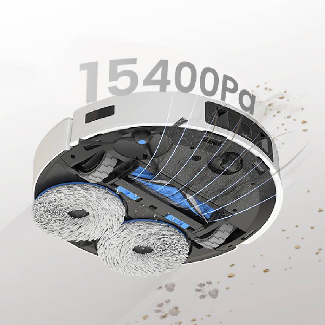 Ecovacs Deebot T30C PRO GEN 2, wet & dry, baltas - Dulkių siurblys robotas