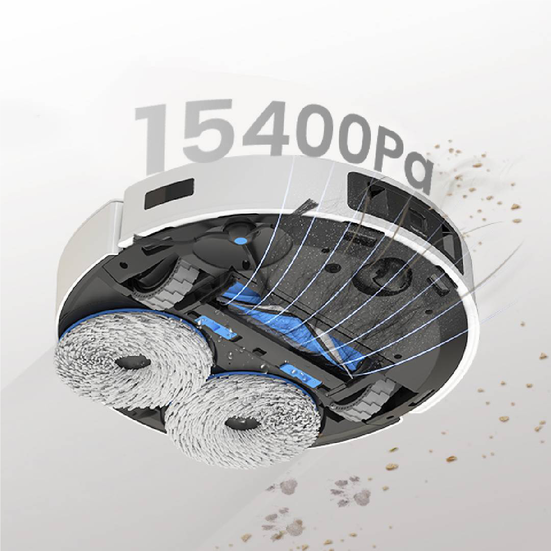 Ecovacs Deebot T30C PRO GEN 2, wet & dry, baltas - Dulkių siurblys robotas