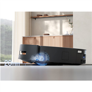 Ecovacs Deebot T80S Omni, Wet & Dry, juodas - Dulkių siurblys robotas